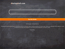 Tablet Screenshot of cheatapptools.com